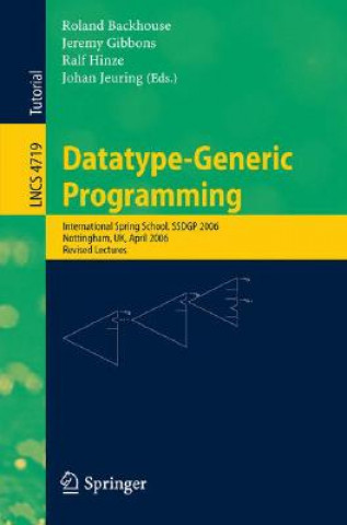 Könyv Datatype-Generic Programming Roland Backhouse