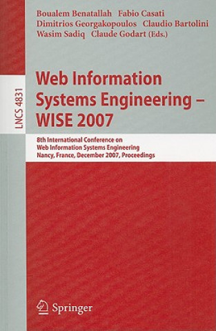 Könyv Web Information Systems Engineering - WISE 2007 Boualem Benatallah