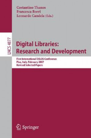 Kniha Digital Libraries: Research and Development Costantino Thanos