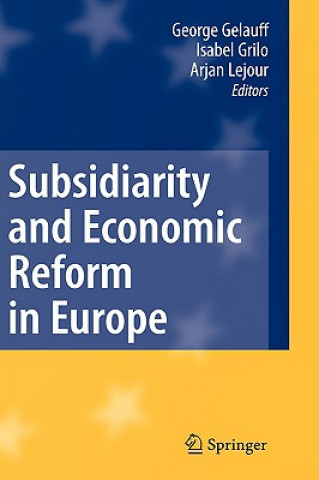 Kniha Subsidiarity and Economic Reform in Europe George Gelauff