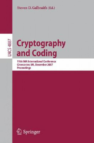 Kniha Cryptography and Coding Steven Galbraith