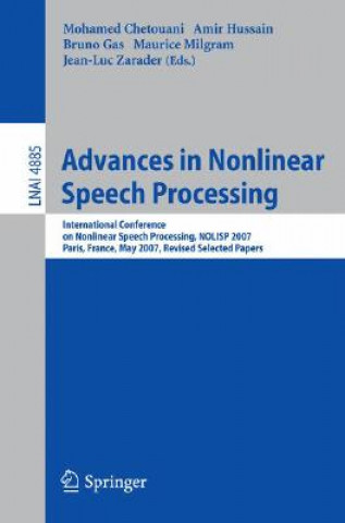 Kniha Advances in Nonlinear Speech Processing Mohamed Chetouani