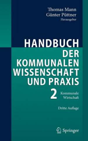 Könyv Handbuch Der Kommunalen Wissenschaft Und Praxis Thomas Mann