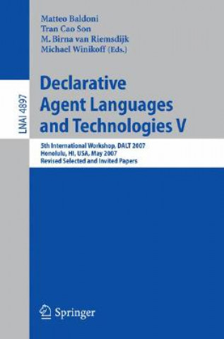 Carte Declarative Agent Languages and Technologies V Matteo Baldoni