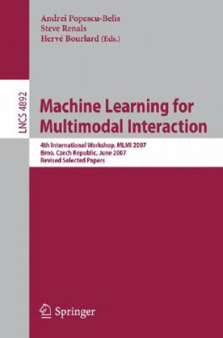 Carte Machine Learning for Multimodal Interaction Andrei Popescu-Belis
