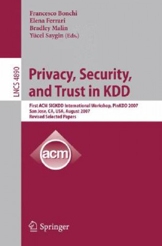 Buch Privacy, Security, and Trust in KDD Francesco Bonchi