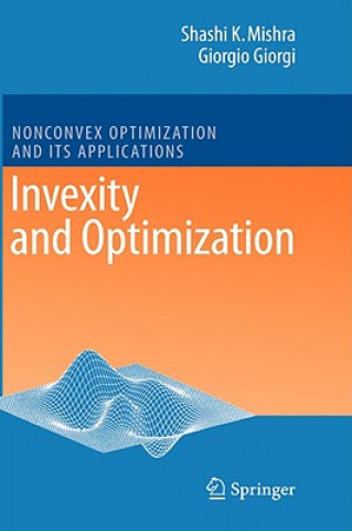 Kniha Invexity and Optimization Shashi Kant Mishra