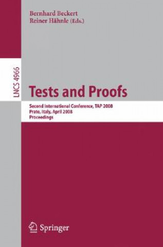 Könyv Tests and Proofs Bernhard Beckert