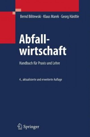 Kniha Abfallwirtschaft Bernd Bilitewski