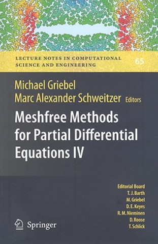 Könyv Meshfree Methods for Partial Differential Equations IV Michael Griebel