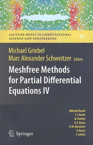 Kniha Meshfree Methods for Partial Differential Equations IV Michael Griebel