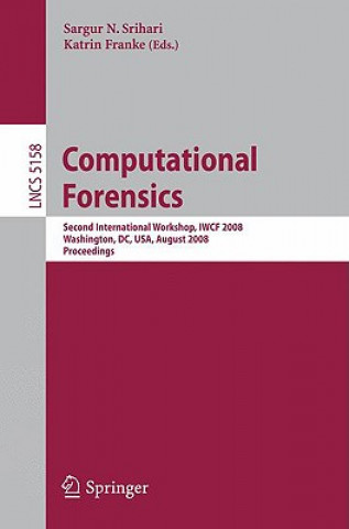 Książka Computational Forensics Sargur N. Srihari
