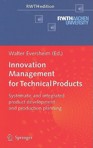 Libro Innovation Management for Technical Products Walter Eversheim