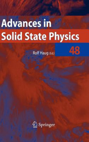 Книга Advances in Solid State Physics 48 Rolf Haug