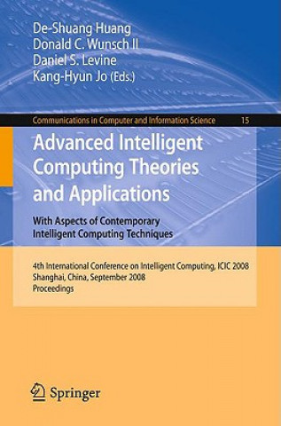 Książka Advanced Intelligent Computing Theories and Applications De-Shuang Huang