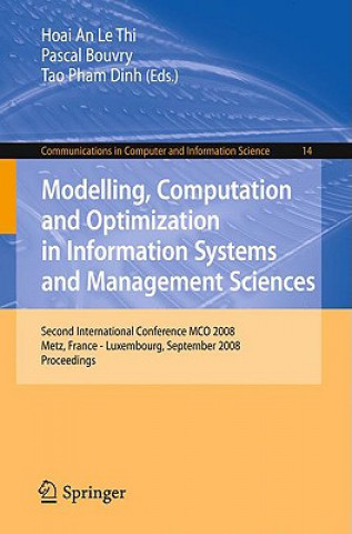 Carte Modelling, Computation and Optimization in Information Systems and Management Sciences Le Thi Hoai An