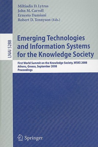 Kniha Emerging Technologies and Information Systems for the Knowledge Society Miltiadis D. Lytras