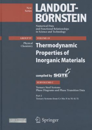 Книга Thermodynamic Properties of Inorganic Materials Compiled by SGTE Peter Franke