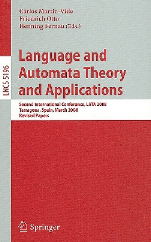 Kniha Language and Automata Theory and Applications Carlos Martin-Vide