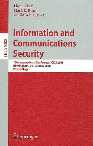 Kniha Information and Communications Security Liqun Chen