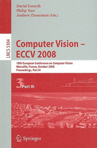 Kniha Computer Vision - ECCV 2008 David Forsyth