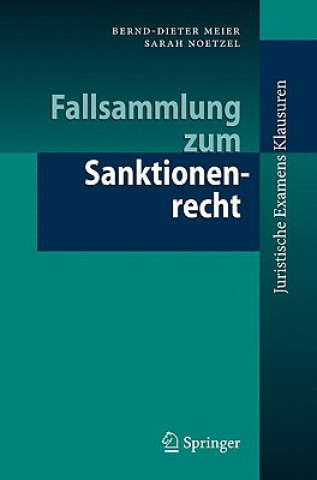 Könyv Fallsammlung Zum Sanktionenrecht Bernd-Dieter Meier