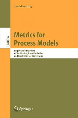 Kniha Metrics for Process Models Jan Mendling