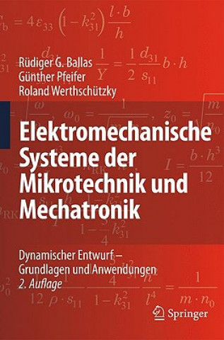 Książka Elektromechanische Systeme der Mikrotechnik und Mechatronik Arno Lenk