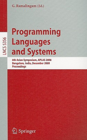 Carte Programming Languages and Systems G. Ramalingam
