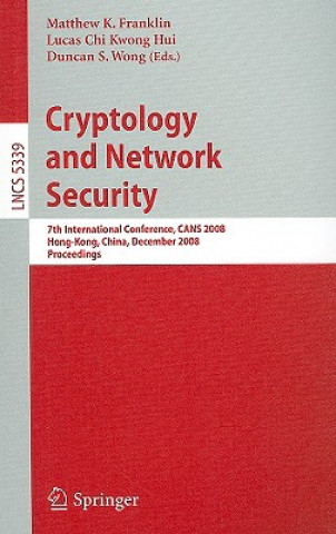 Kniha Cryptology and Network Security Matthew Franklin