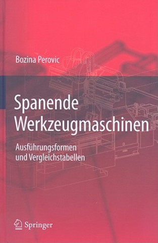 Kniha Spanende Werkzeugmaschinen Bozina Perovic