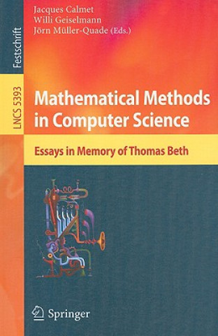 Carte Mathematical Methods in Computer Science Jacques Calmet