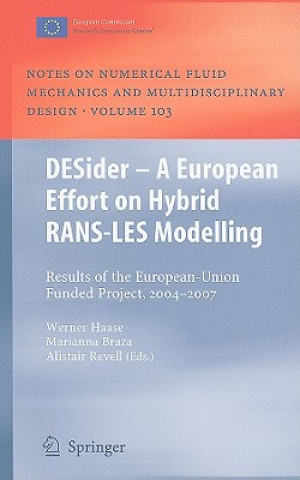 Kniha DESider - A European Effort on Hybrid RANS-LES Modelling Werner Haase