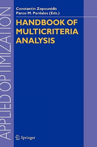 Carte Handbook of Multicriteria Analysis Constantin Zopounidis