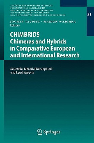Kniha CHIMBRIDS - Chimeras and Hybrids in Comparative European and International Research Jochen Taupitz