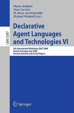 Kniha Declarative Agent Languages and Technologies VI Matteo Baldoni