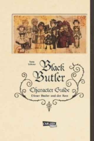 Könyv Black Butler Character Guide Yana Toboso