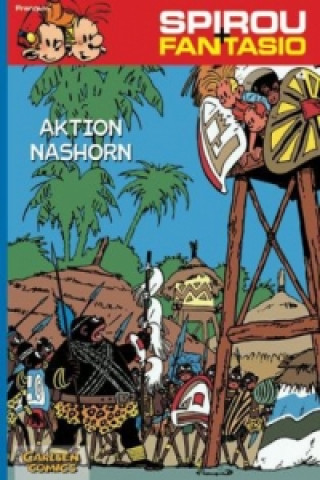 Buch Spirou + Fantasio - Aktion Nashorn André Franquin