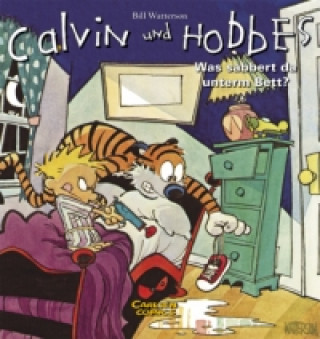 Carte Calvin und Hobbes - Was sabbert da unter dem Bett? Bill Watterson