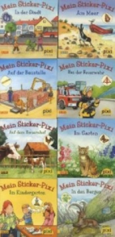 Книга Pixi-8er-Set 199: Meine Sticker-Pixis (8x1 Exemplar), 8 Teile 