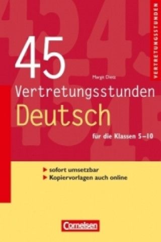 Книга Vertretungsstunden Margit Dietz