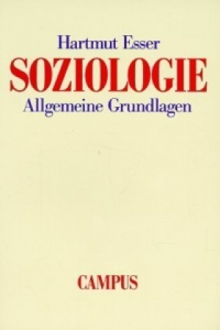 Könyv Soziologie Hartmut Esser