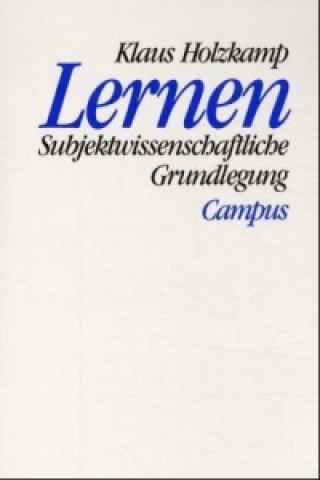 Könyv Lernen Klaus Holzkamp