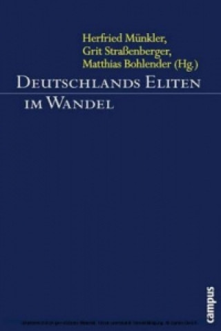 Kniha Deutschlands Eliten im Wandel Herfried Münkler