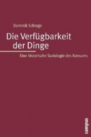 Книга Die Verfügbarkeit der Dinge Dominik Schrage