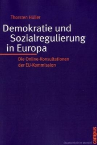 Könyv Demokratie und Sozialregulierung in Europa Thorsten Hüller