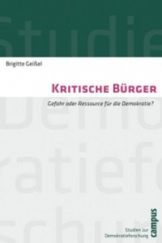 Kniha Kritische Bürger Brigitte Geißel