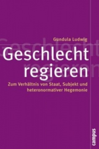 Livre Geschlecht regieren Gundula Ludwig