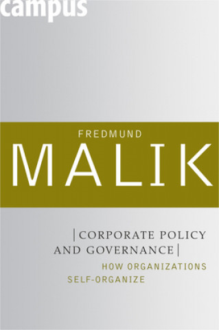 Book Corporate Policy and Governance Fredmund Malik