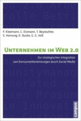 Kniha Unternehmen im Web 2.0 Frank Kleemann